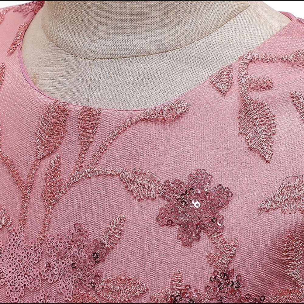 Luxury Embroidered Floral wedding birthday dress - Picture 4 of 13